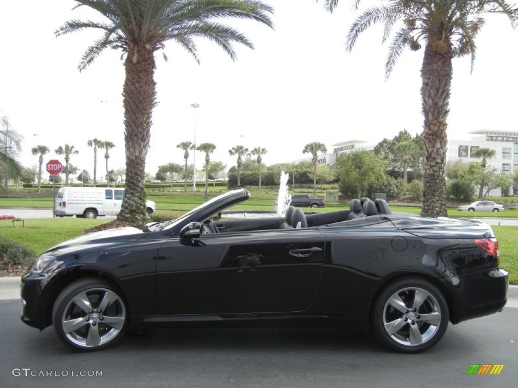 Obsidian Black 2011 Lexus IS 350C Convertible Exterior Photo #61562709