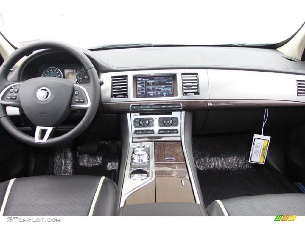 2012 Jaguar XF Supercharged Warm Charcoal/Warm Charcoal Dashboard Photo #61562719