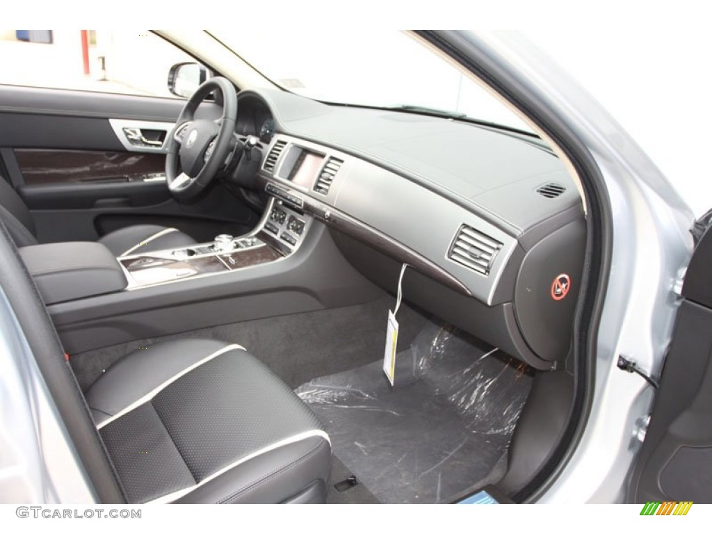 2012 Jaguar XF Supercharged Warm Charcoal/Warm Charcoal Dashboard Photo #61562760