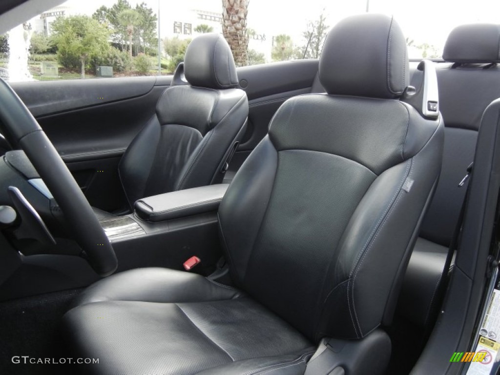 Black Interior 2011 Lexus IS 350C Convertible Photo #61562787