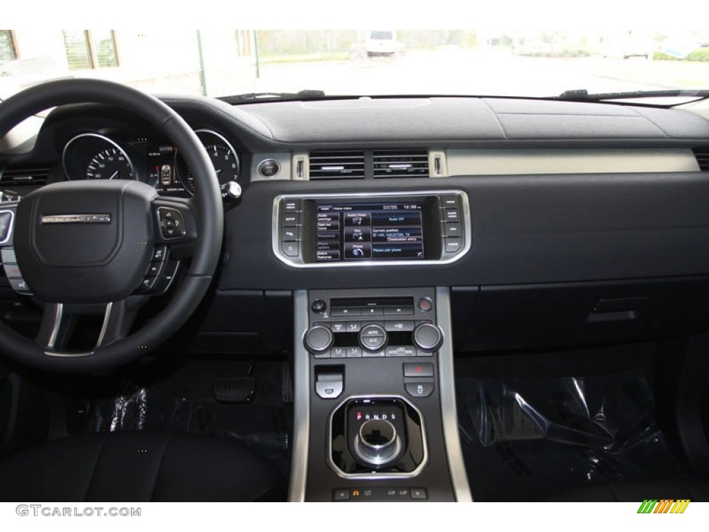 2012 Land Rover Range Rover Evoque Coupe Pure Ebony Dashboard Photo #61562982