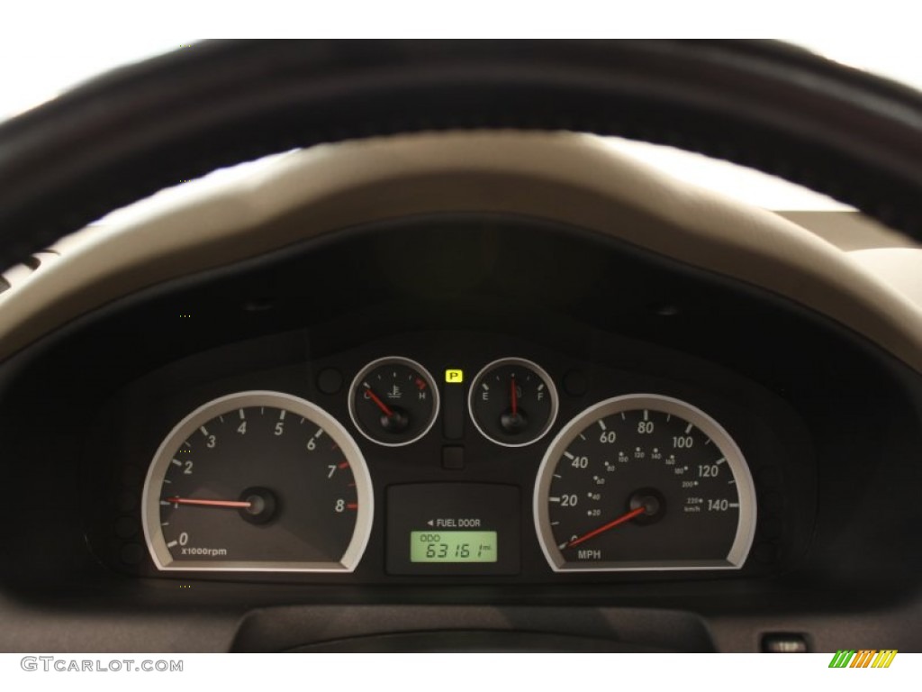 2006 Santa Fe GLS 4WD - Dark Emerald Green / Beige photo #8