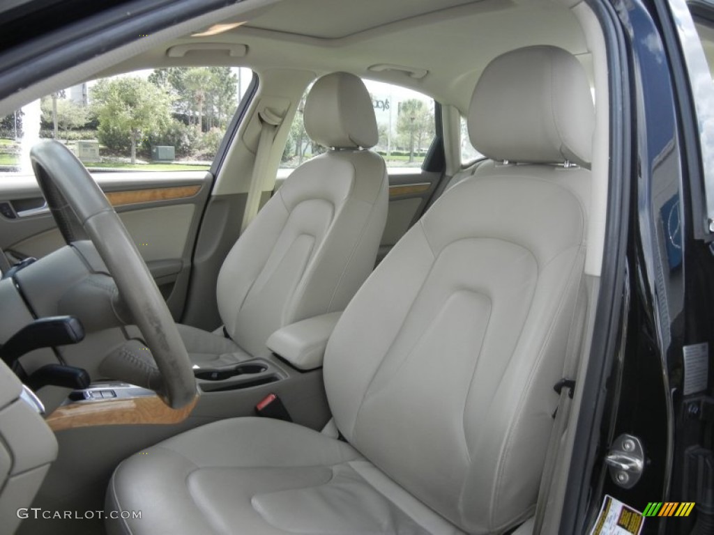 2009 A4 3.2 quattro Sedan - Brilliant Black / Cardamom Beige photo #13