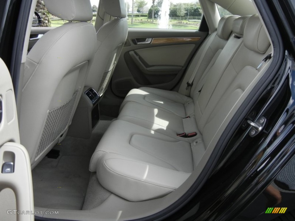2009 A4 3.2 quattro Sedan - Brilliant Black / Cardamom Beige photo #16