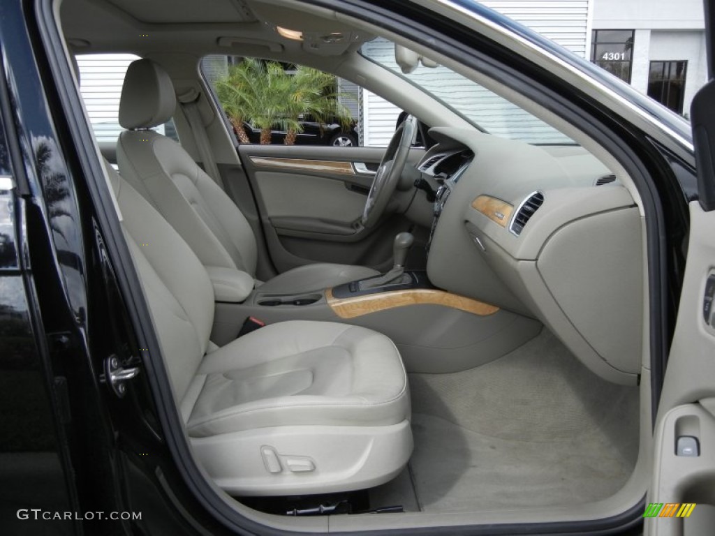2009 A4 3.2 quattro Sedan - Brilliant Black / Cardamom Beige photo #18