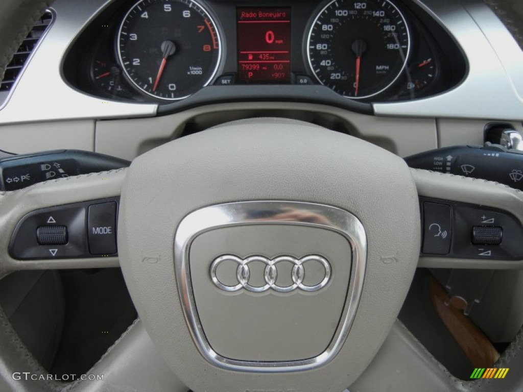 2009 A4 3.2 quattro Sedan - Brilliant Black / Cardamom Beige photo #30