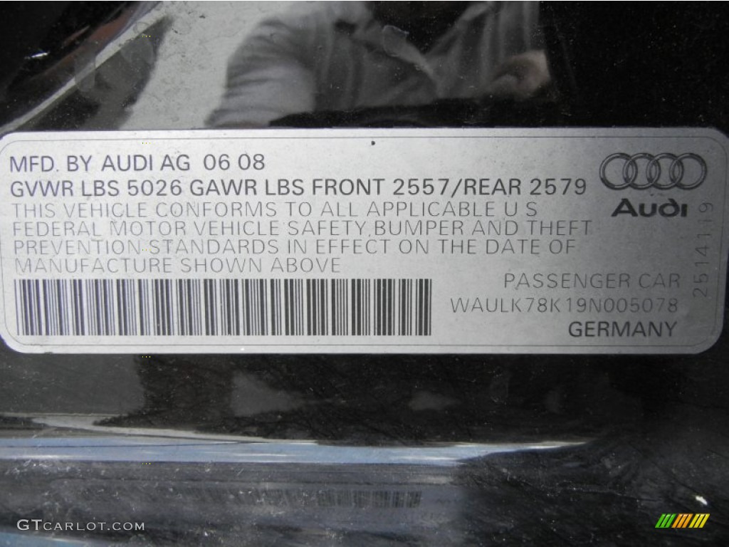 2009 A4 3.2 quattro Sedan - Brilliant Black / Cardamom Beige photo #34