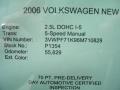 2006 Reflex Silver Metallic Volkswagen Jetta Value Edition Sedan  photo #22