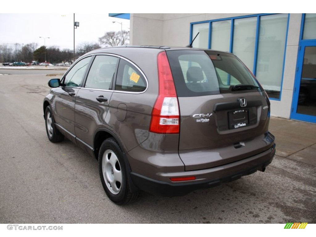 2010 CR-V LX AWD - Urban Titanium Metallic / Black photo #6