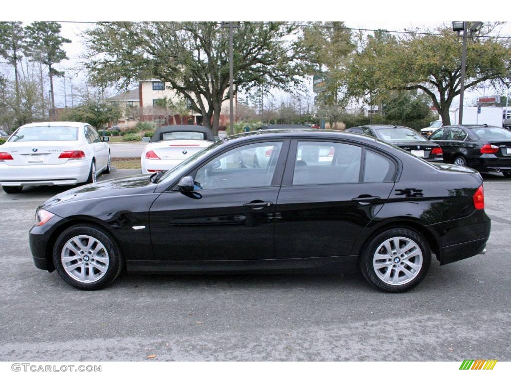 2007 3 Series 328i Sedan - Jet Black / Black photo #4