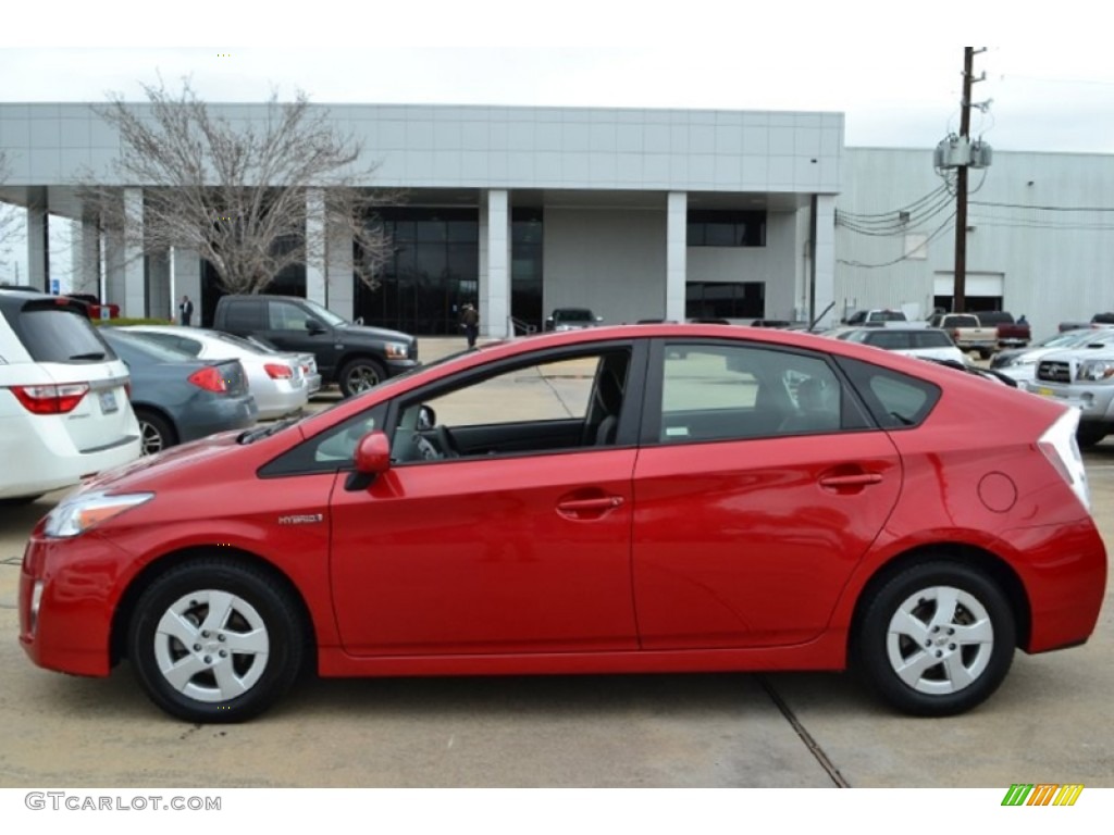 Barcelona Red Metallic 2010 Toyota Prius Hybrid II Exterior Photo #61565757