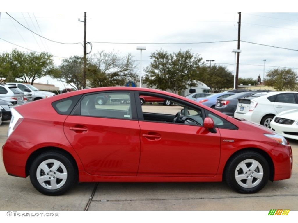 Barcelona Red Metallic 2010 Toyota Prius Hybrid II Exterior Photo #61565772