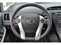 Dark Gray 2010 Toyota Prius Hybrid II Steering Wheel