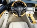2004 Lexus SC Ecru Interior Steering Wheel Photo