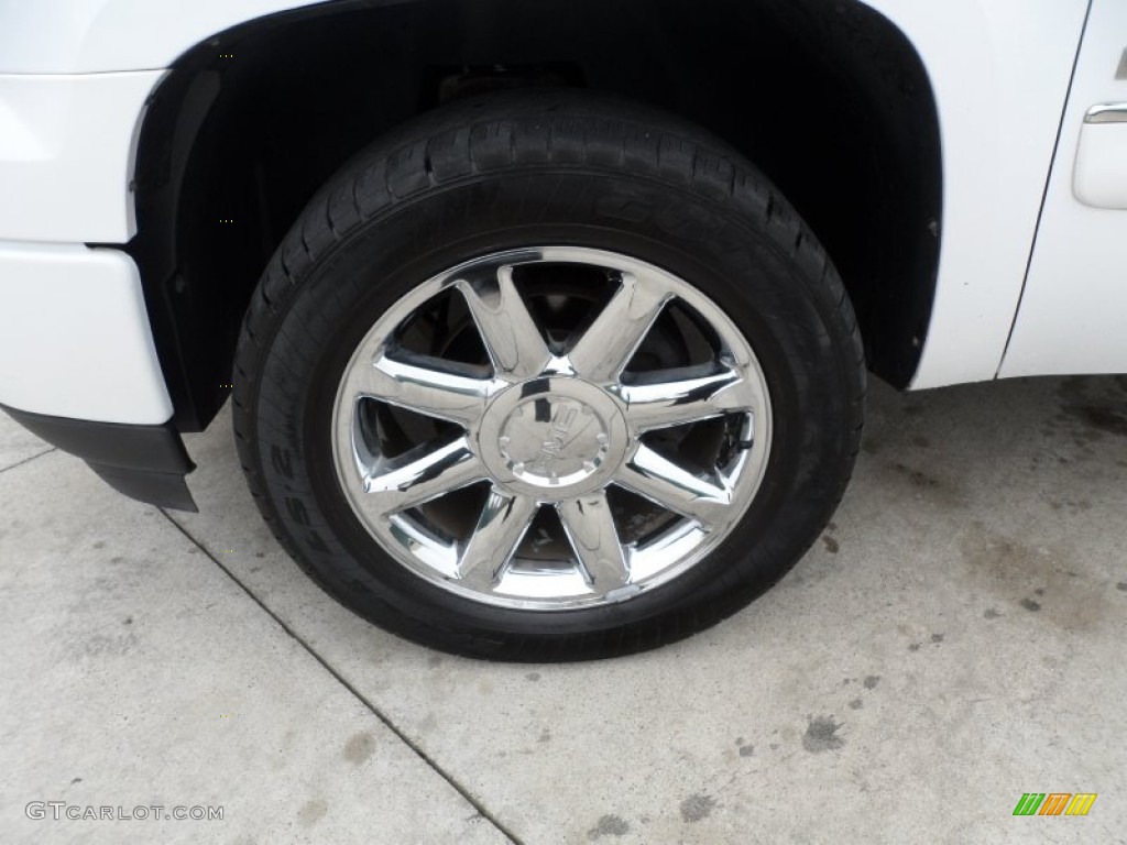 2008 Sierra 1500 Denali Crew Cab AWD - Polar White / Cocoa/Light Cashmere photo #12