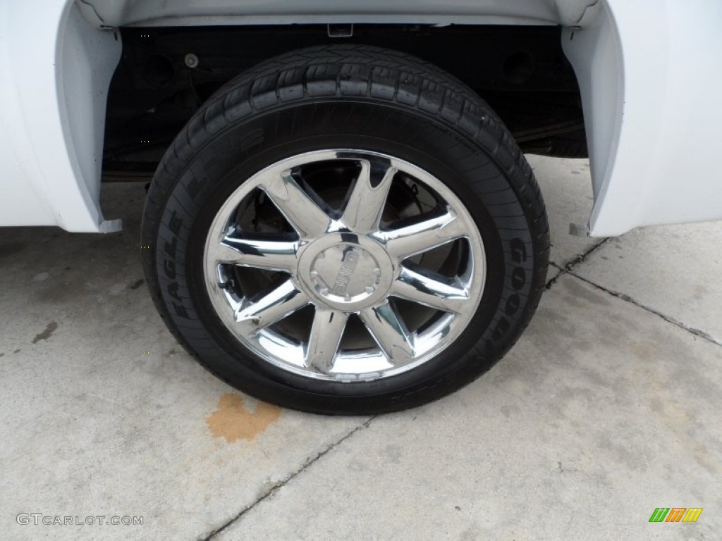 2008 Sierra 1500 Denali Crew Cab AWD - Polar White / Cocoa/Light Cashmere photo #13