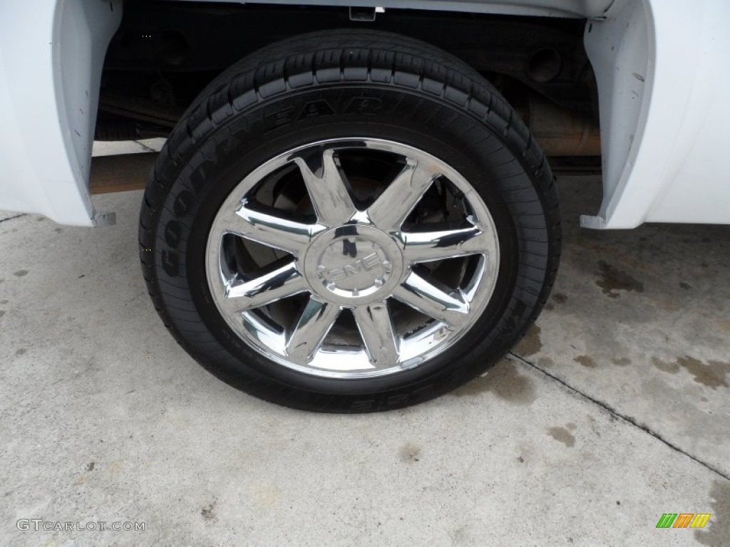 2008 Sierra 1500 Denali Crew Cab AWD - Polar White / Cocoa/Light Cashmere photo #14