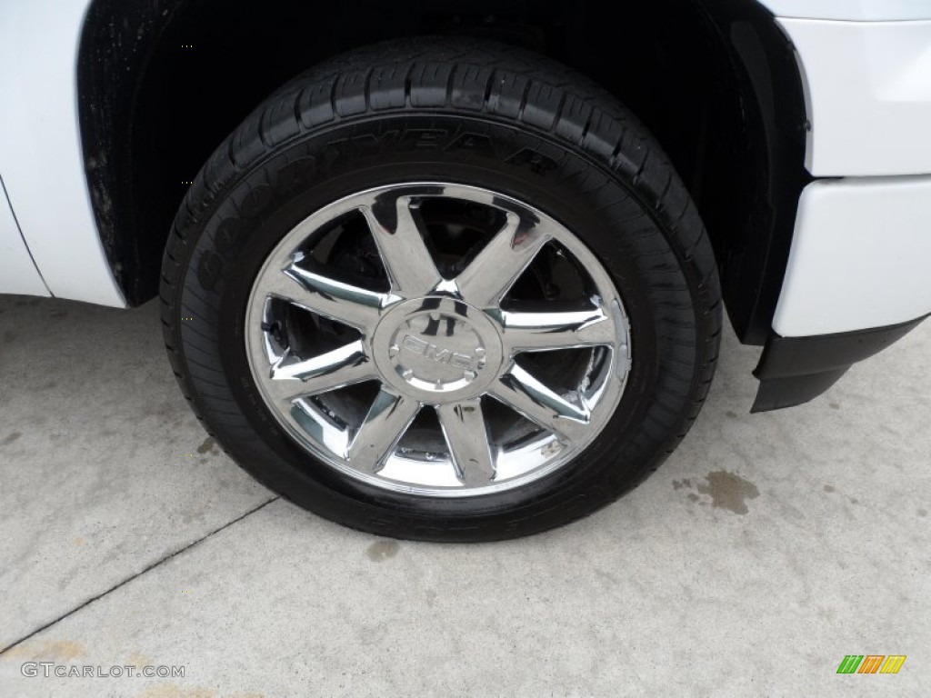 2008 Sierra 1500 Denali Crew Cab AWD - Polar White / Cocoa/Light Cashmere photo #15