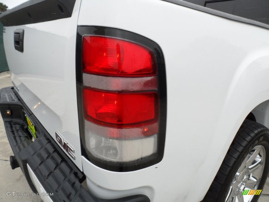 2008 Sierra 1500 Denali Crew Cab AWD - Polar White / Cocoa/Light Cashmere photo #19