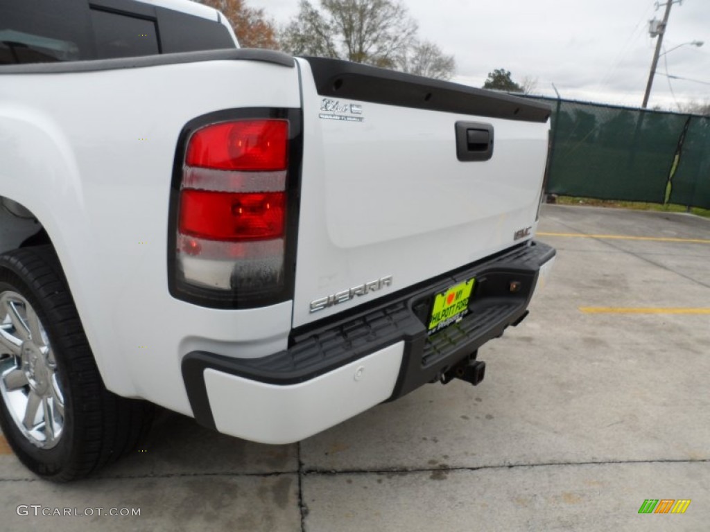 2008 Sierra 1500 Denali Crew Cab AWD - Polar White / Cocoa/Light Cashmere photo #22
