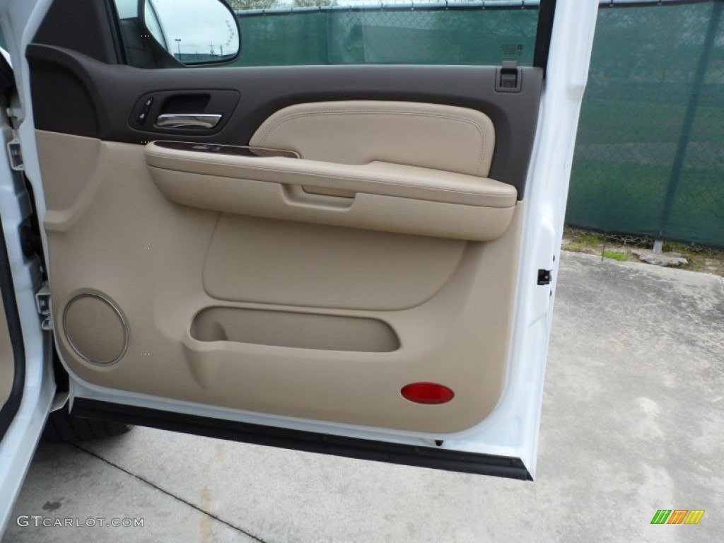 2008 Sierra 1500 Denali Crew Cab AWD - Polar White / Cocoa/Light Cashmere photo #24