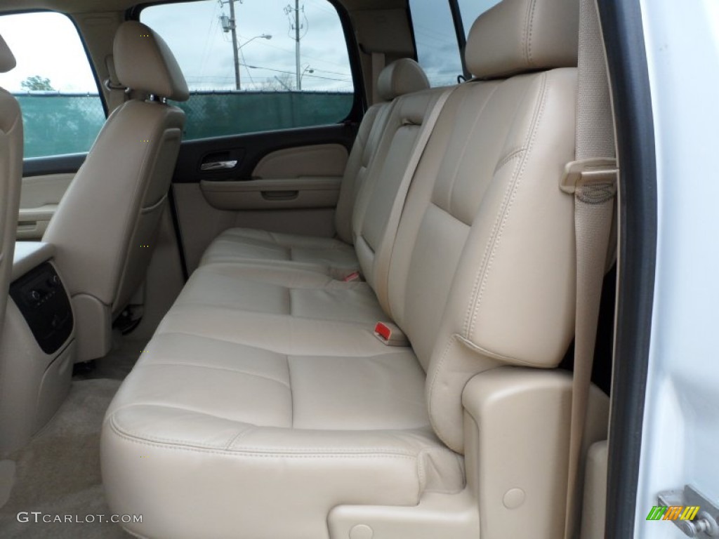 2008 Sierra 1500 Denali Crew Cab AWD - Polar White / Cocoa/Light Cashmere photo #31