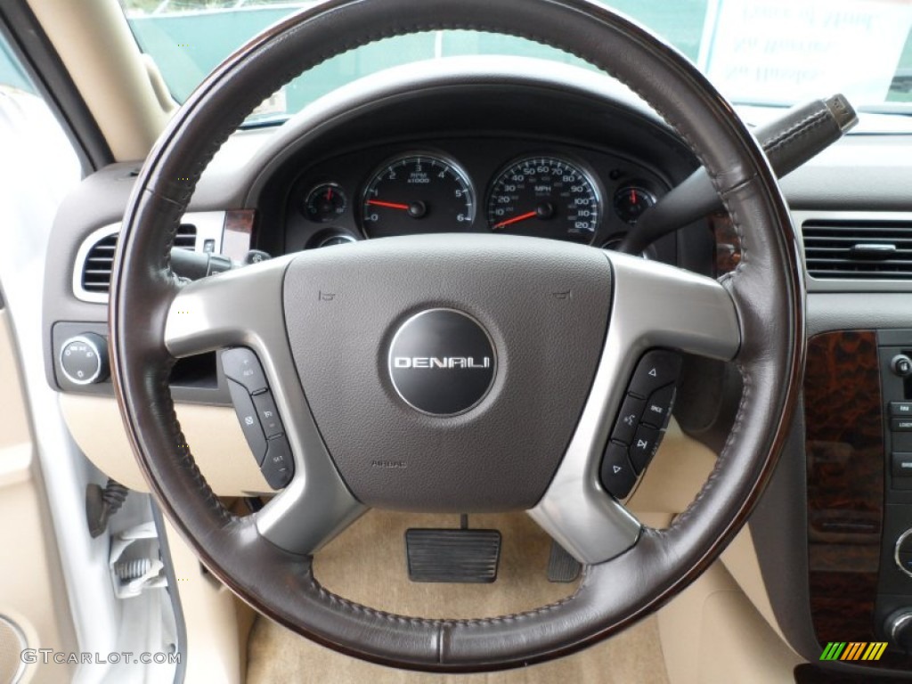 2008 Sierra 1500 Denali Crew Cab AWD - Polar White / Cocoa/Light Cashmere photo #42