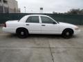 2007 Vibrant White Ford Crown Victoria Police Interceptor  photo #2