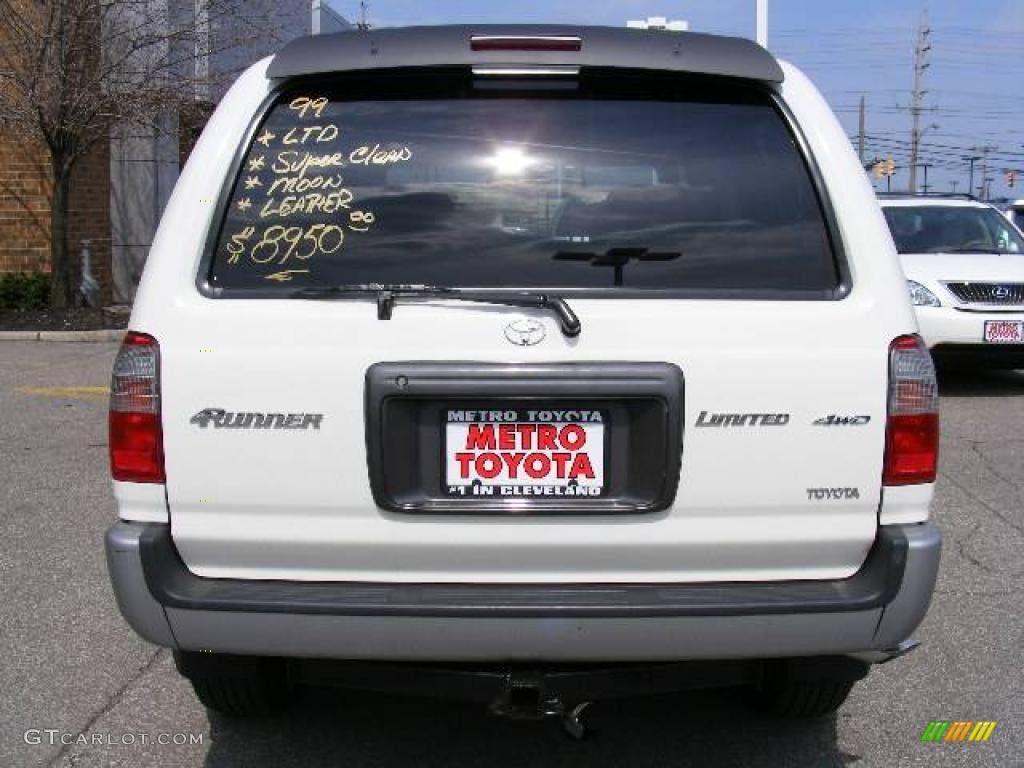 1999 4Runner Limited 4x4 - Natural White / Oak photo #4
