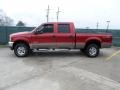 2003 Toreador Red Metallic Ford F250 Super Duty Lariat Crew Cab 4x4  photo #6