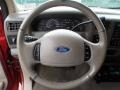 2003 Ford F250 Super Duty Medium Parchment Beige Interior Steering Wheel Photo