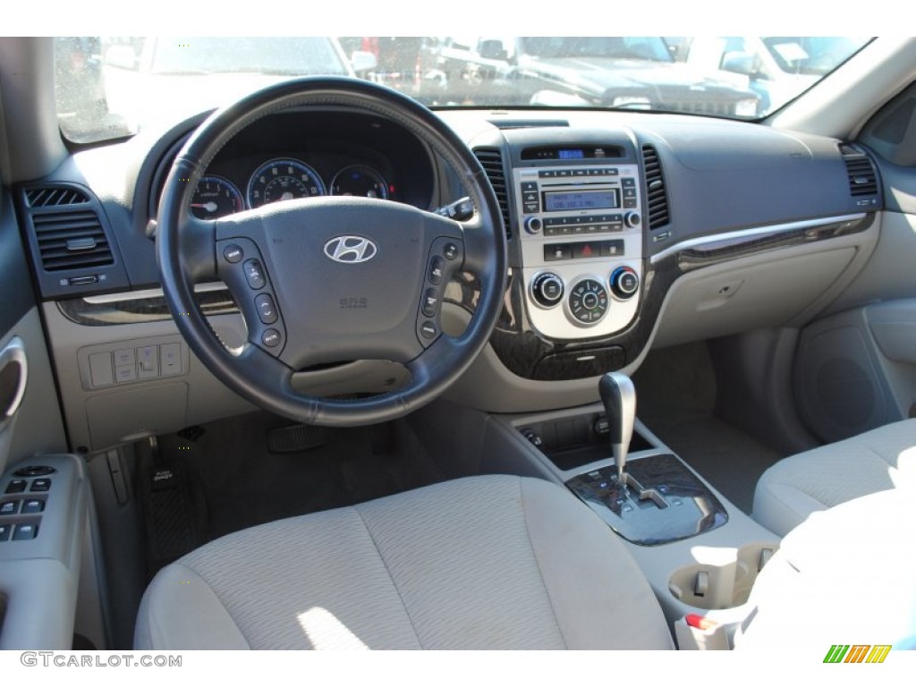 2007 Hyundai Santa Fe SE 4WD Gray Dashboard Photo #61569504