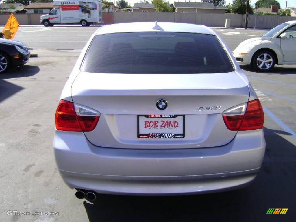 2006 3 Series 330i Sedan - Titanium Silver Metallic / Grey photo #7