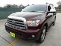 2008 Cassis Red Pearl Toyota Sequoia Limited  photo #7