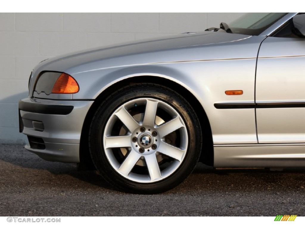 2000 3 Series 328i Sedan - Titanium Silver Metallic / Grey photo #15