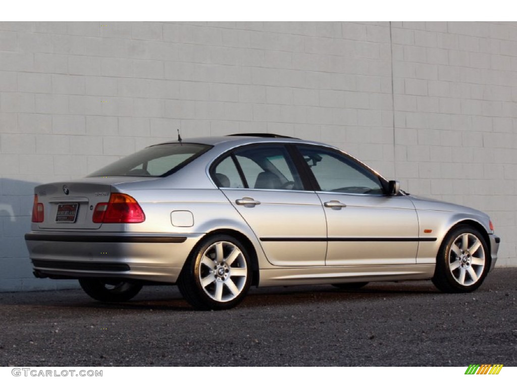 2000 3 Series 328i Sedan - Titanium Silver Metallic / Grey photo #22