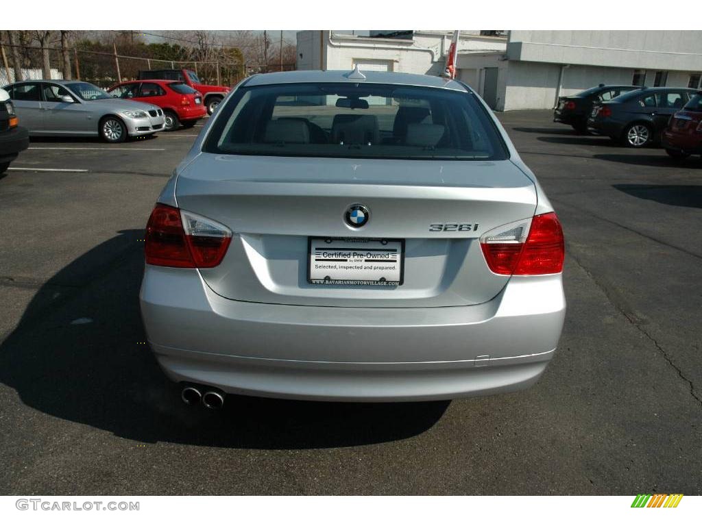 2008 3 Series 328i Sedan - Titanium Silver Metallic / Black photo #6