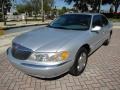Silver Frost Metallic 2000 Lincoln Continental 