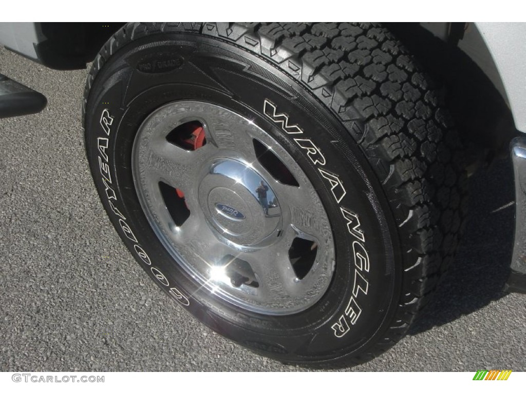 2005 F150 XLT SuperCab 4x4 - Silver Metallic / Medium Flint Grey photo #7