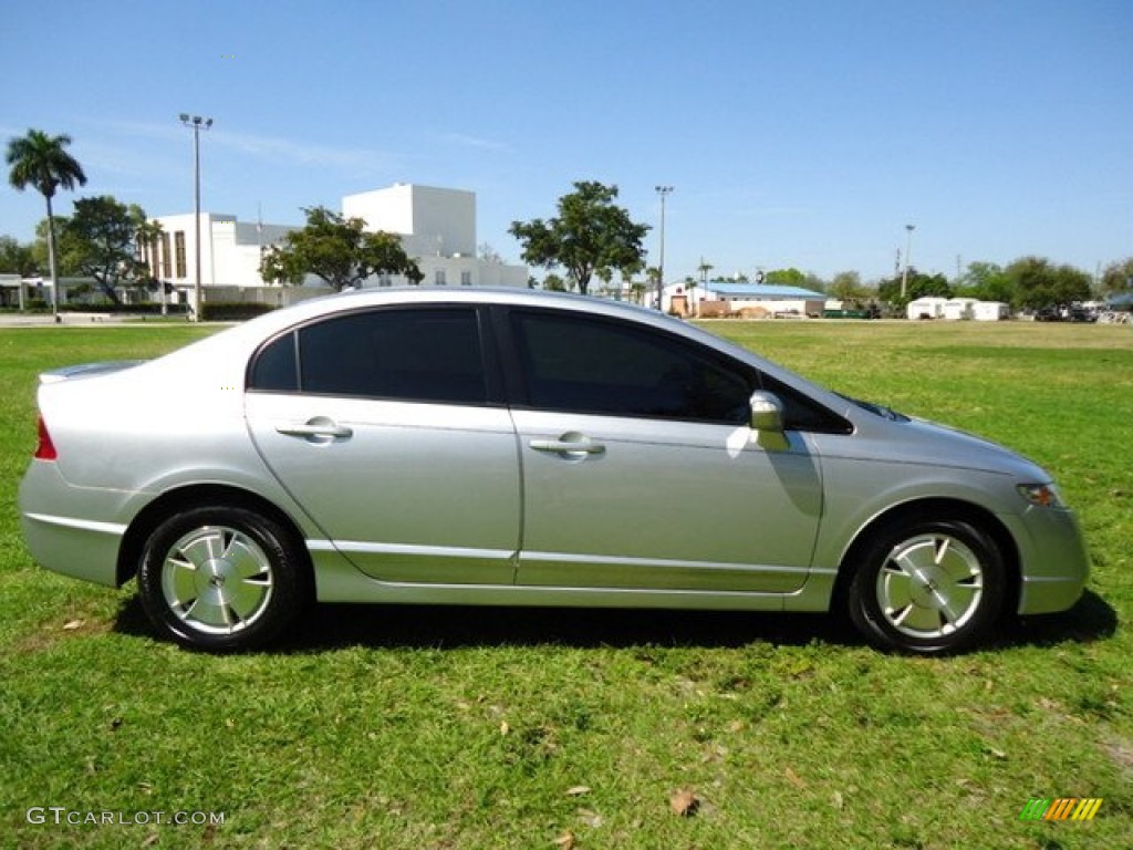 Alabaster Silver Metallic 2008 Honda Civic Hybrid Sedan Exterior Photo #61572021