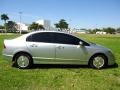 Alabaster Silver Metallic 2008 Honda Civic Hybrid Sedan Exterior