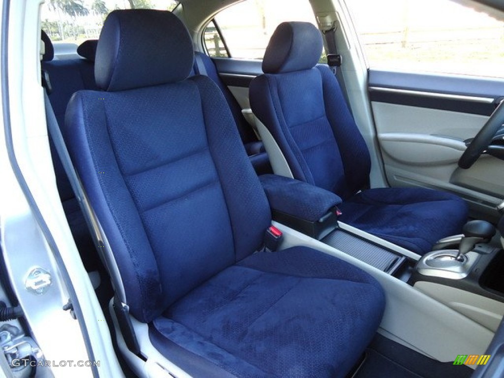 Blue Interior 2008 Honda Civic Hybrid Sedan Photo #61572042