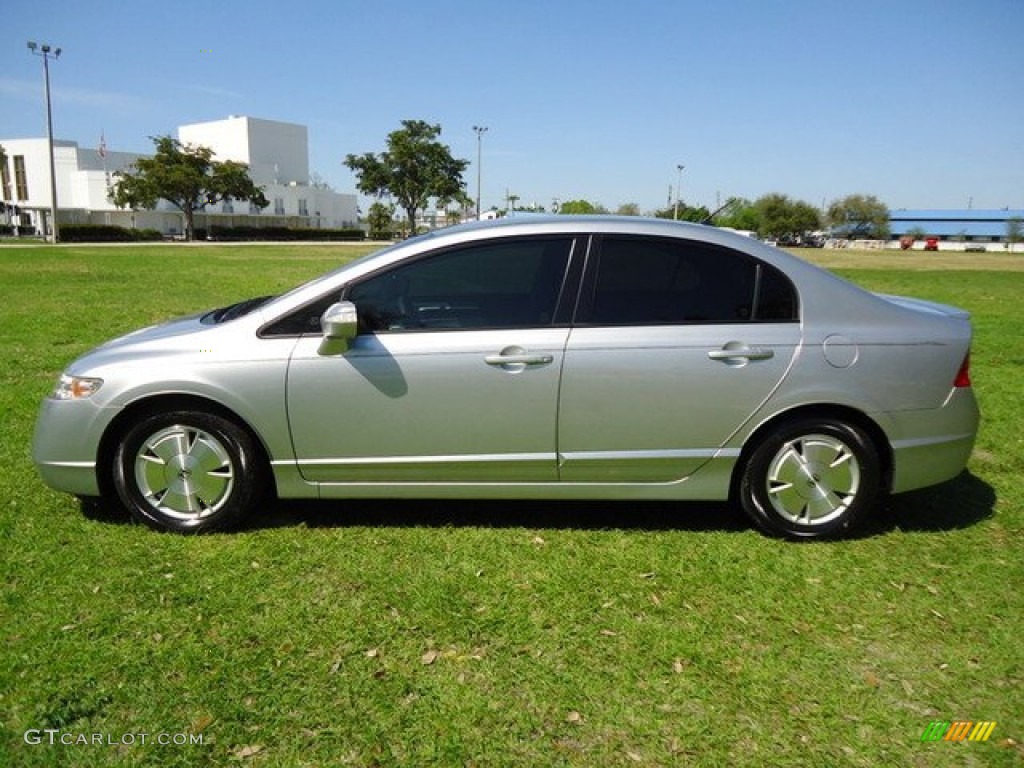 Alabaster Silver Metallic 2008 Honda Civic Hybrid Sedan Exterior Photo #61572054
