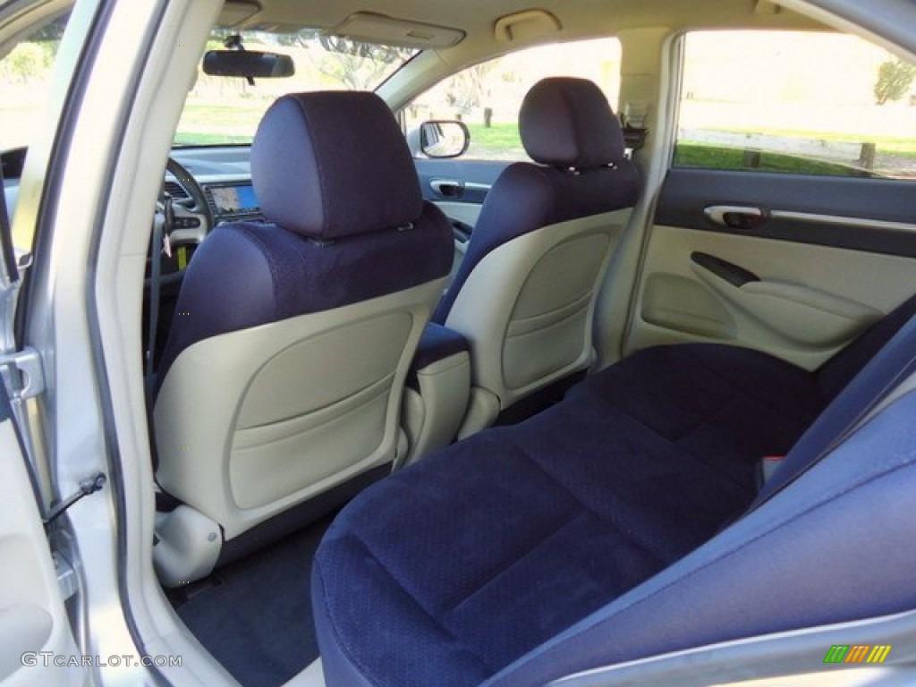 Blue Interior 2008 Honda Civic Hybrid Sedan Photo #61572078