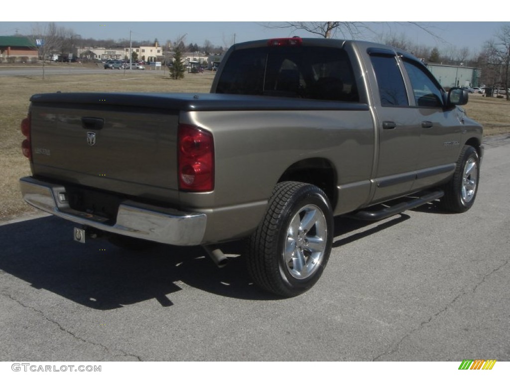 2007 Ram 1500 Lone Star Edition Quad Cab - Light Khaki Metallic / Khaki Beige photo #2