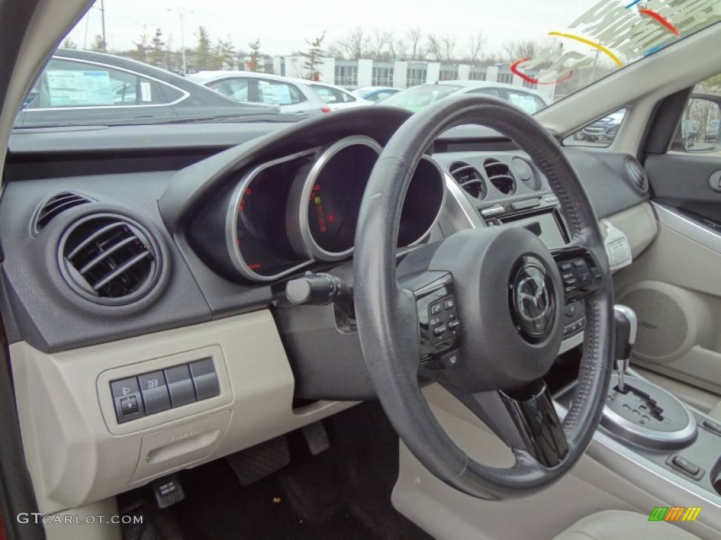 2009 Mazda CX-7 Grand Touring AWD Steering Wheel Photos