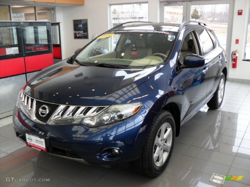 2009 Murano SL AWD - Deep Sapphire Metallic / Black photo #1