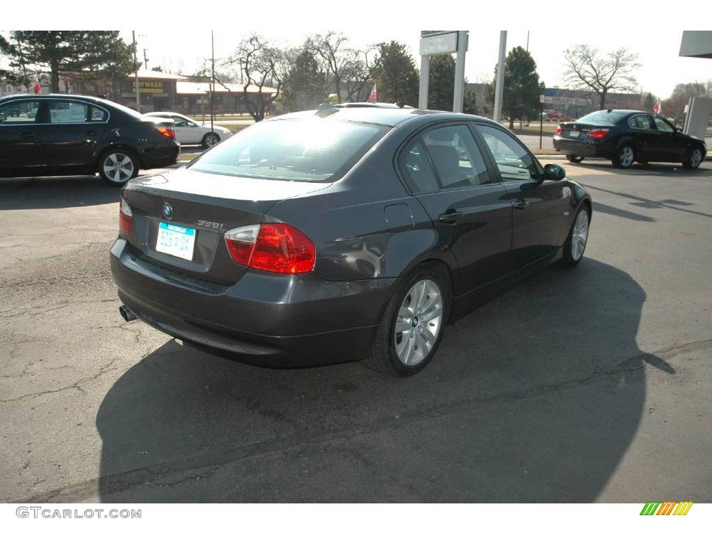 2008 3 Series 328i Sedan - Sparkling Graphite Metallic / Black photo #5