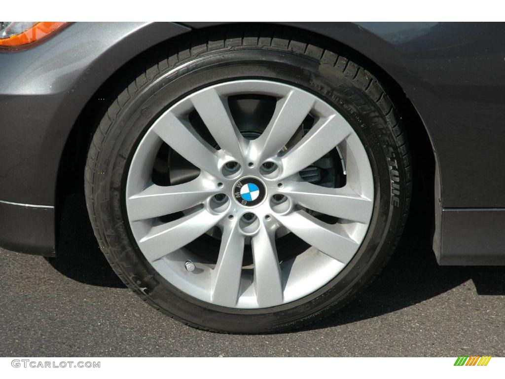 2008 3 Series 328i Sedan - Sparkling Graphite Metallic / Black photo #10