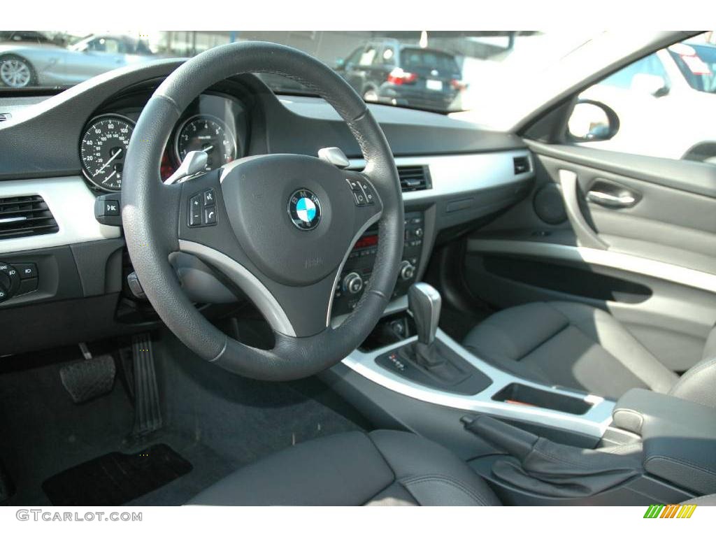 2008 3 Series 328i Sedan - Sparkling Graphite Metallic / Black photo #13